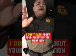 Rambling Border Patrol Agent Loses His Mind!