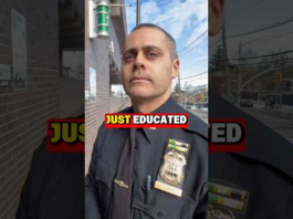NYPD Officer SWALLOWS HIS WORDS! Trespass FAIL!